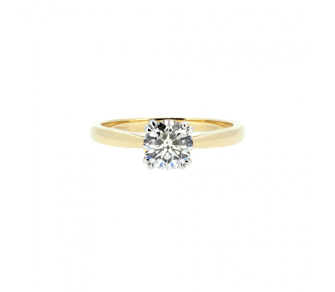 0,92 ct diamond engagement ring - 1