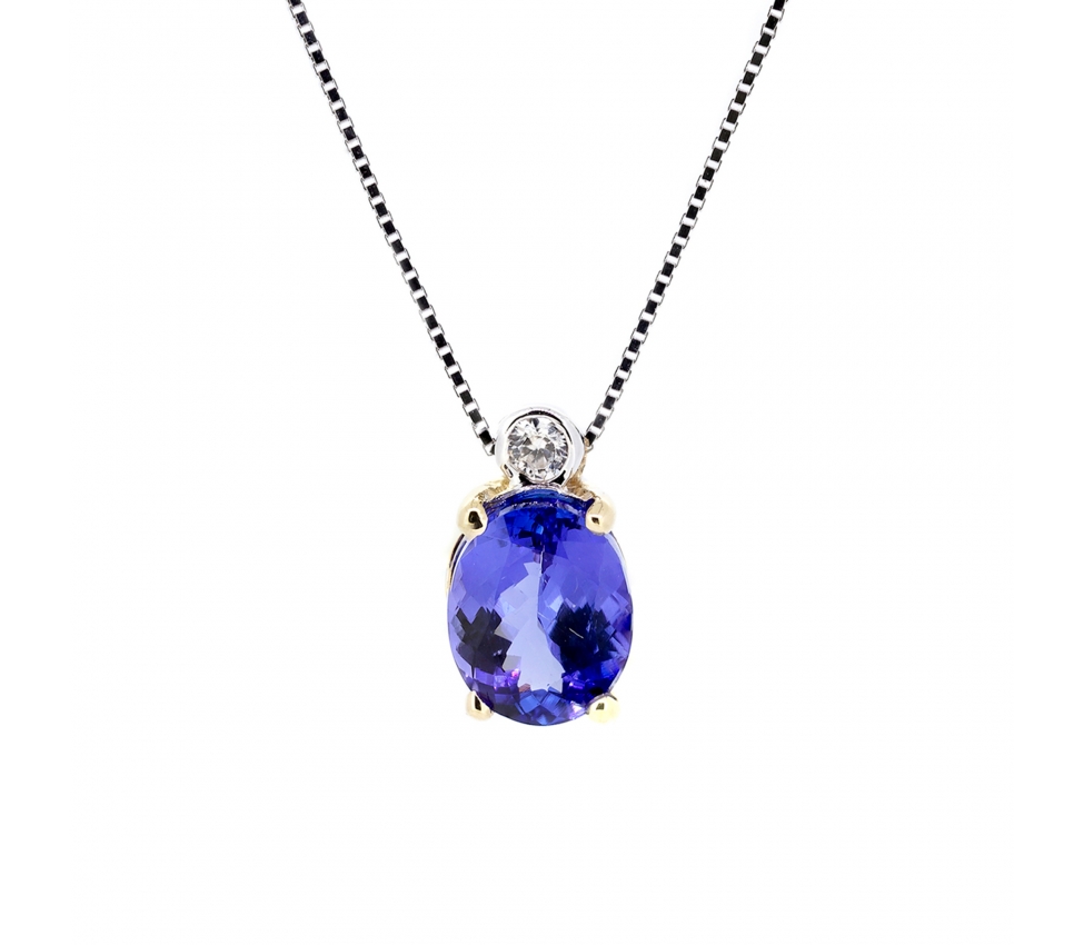 Tanzanite necklace - 1