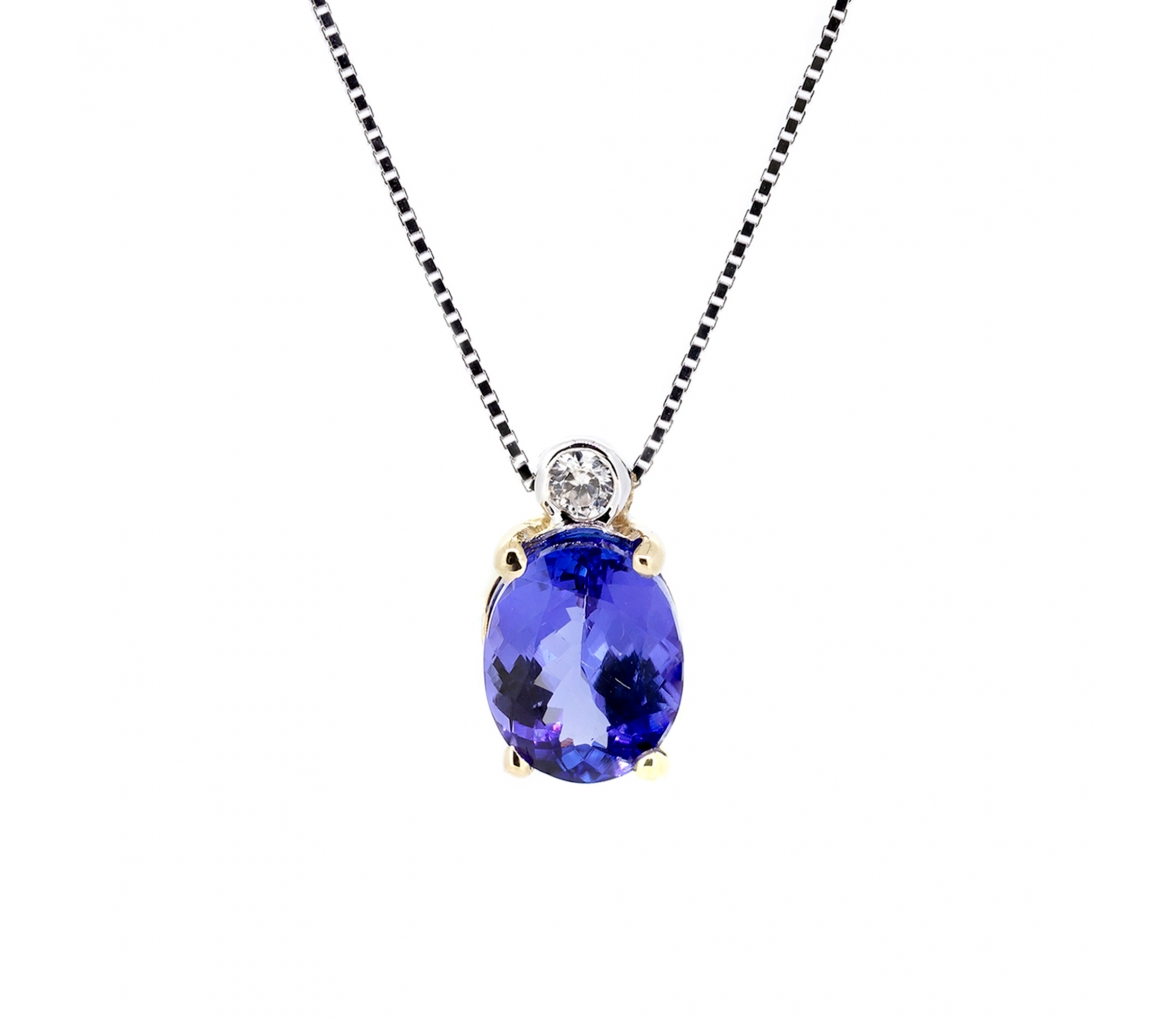 Tanzanite necklace - 1