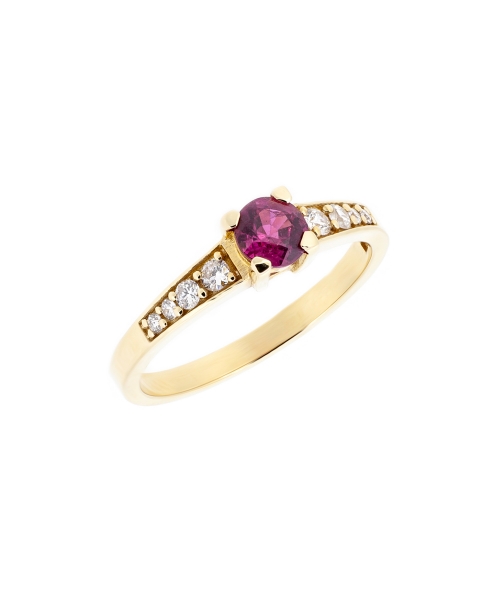 Ruby and diamond ring - 3