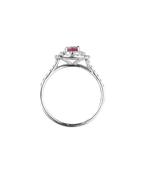 Ruby and diamond ring - 3