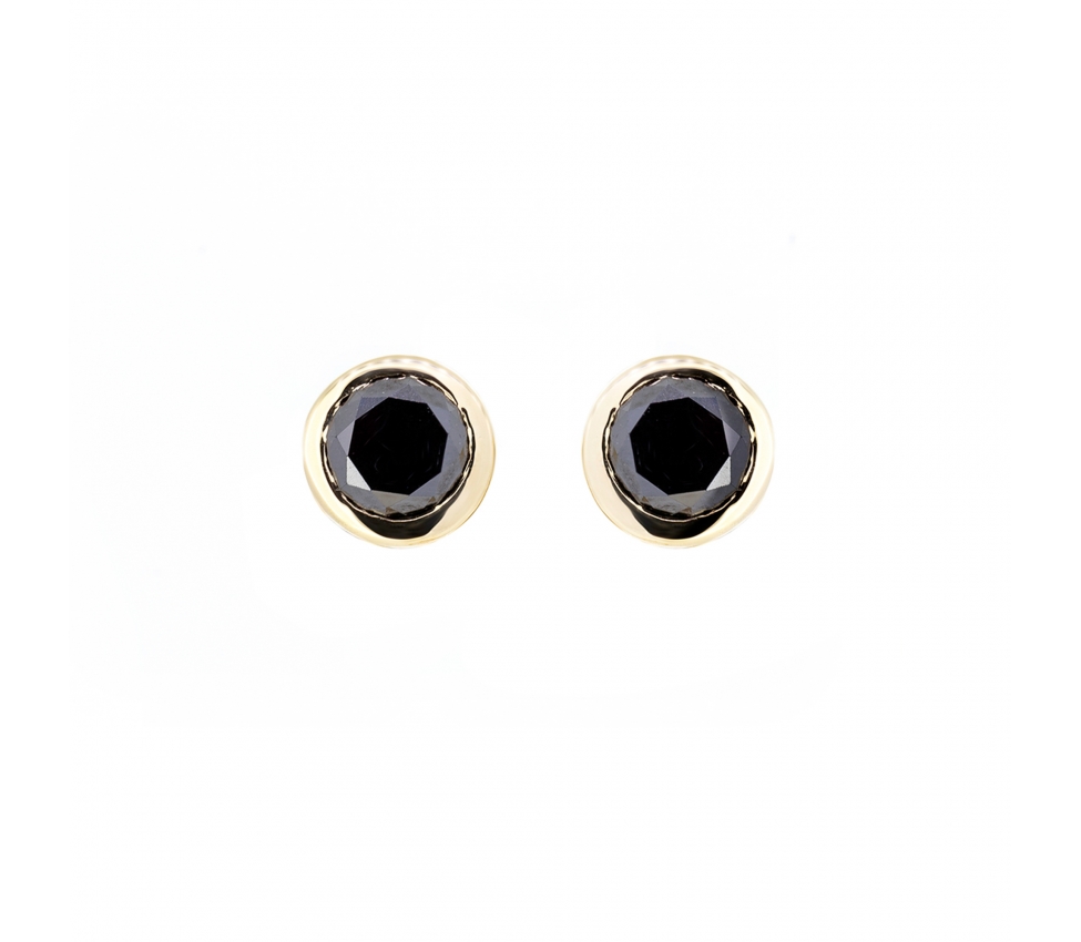 Black diamond earrings - 1