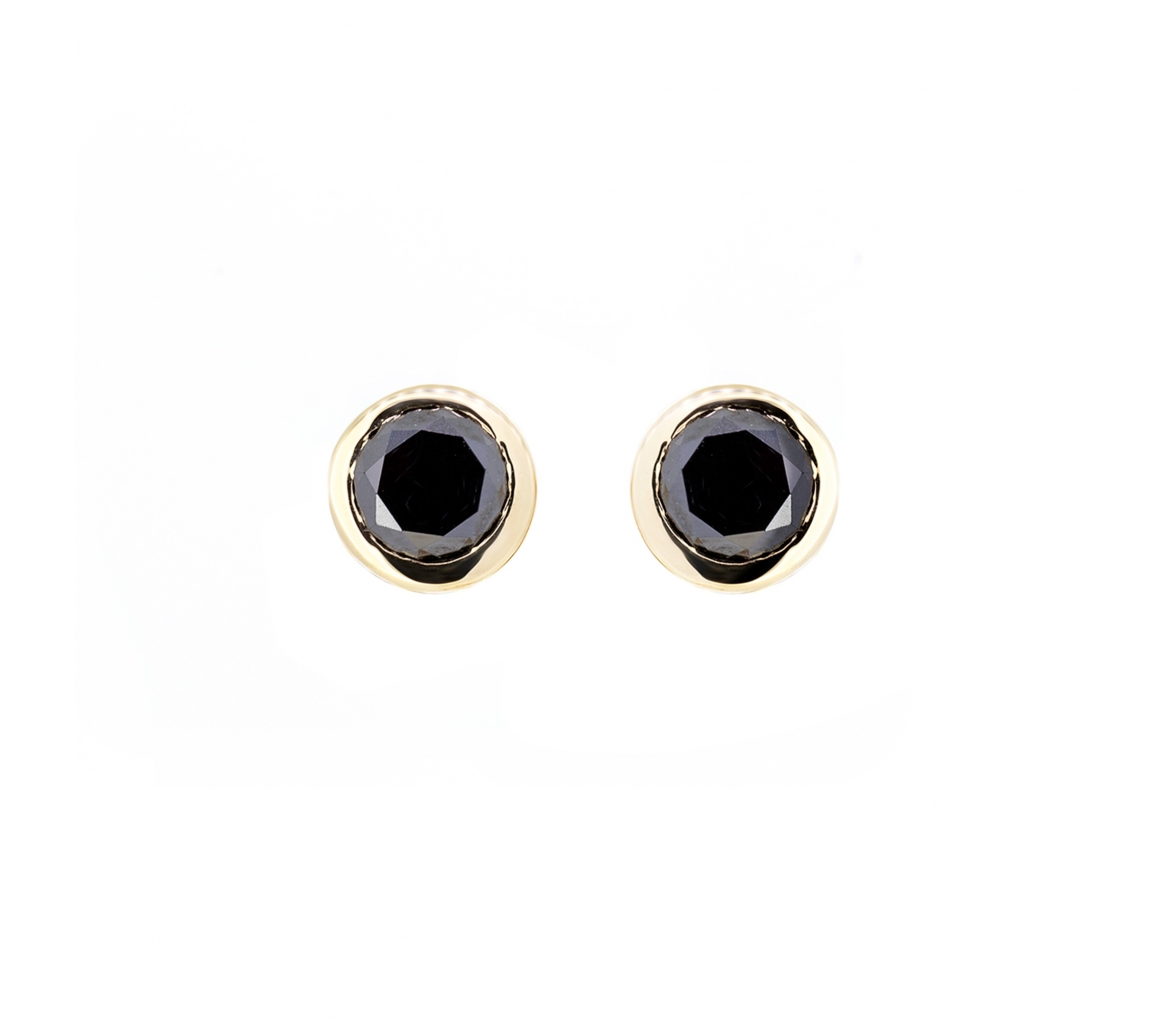 Black diamond earrings - 1