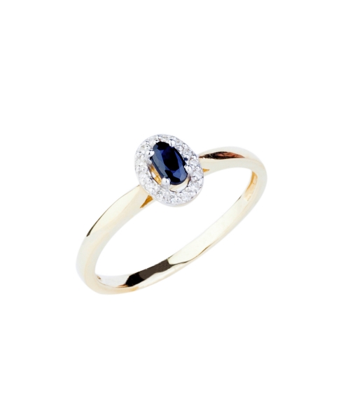 Sapphire and diamond ring - 2