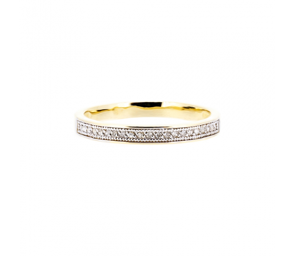 Diamond wedding band - 1