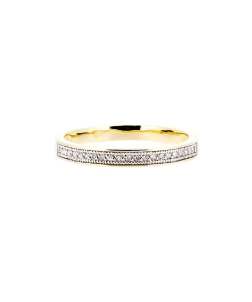 Diamond wedding band - 1