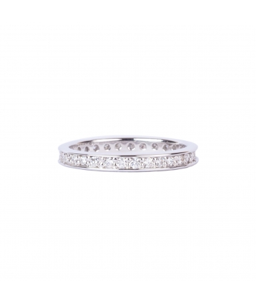 Diamond wedding band - 1