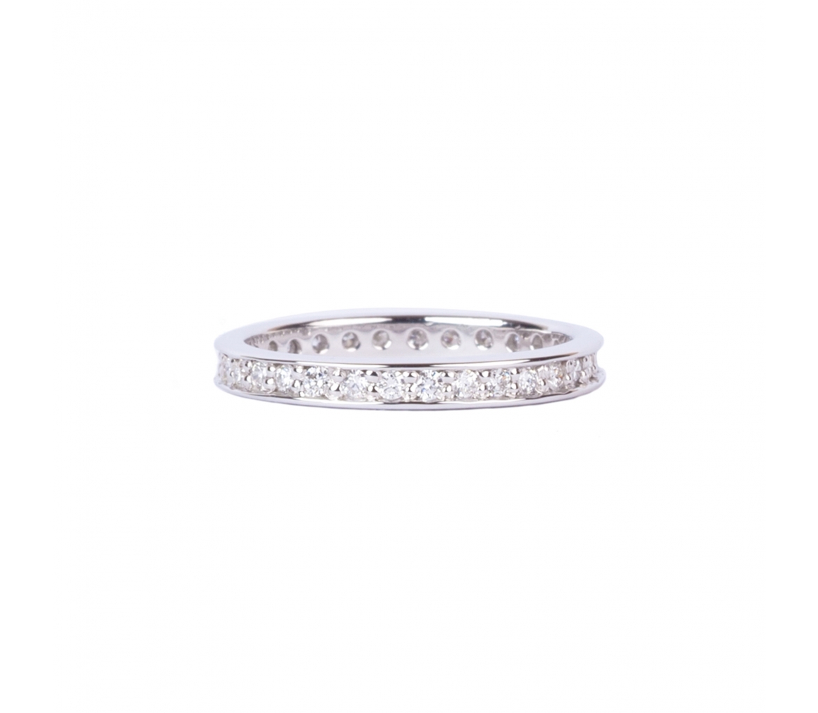 Diamond wedding band - 1