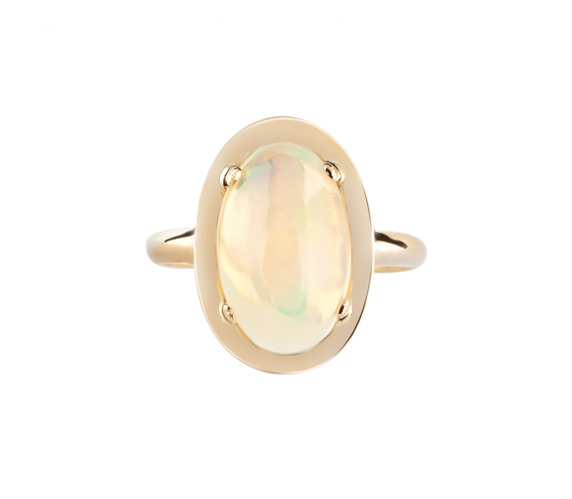 Ethiopian opal ring - 1