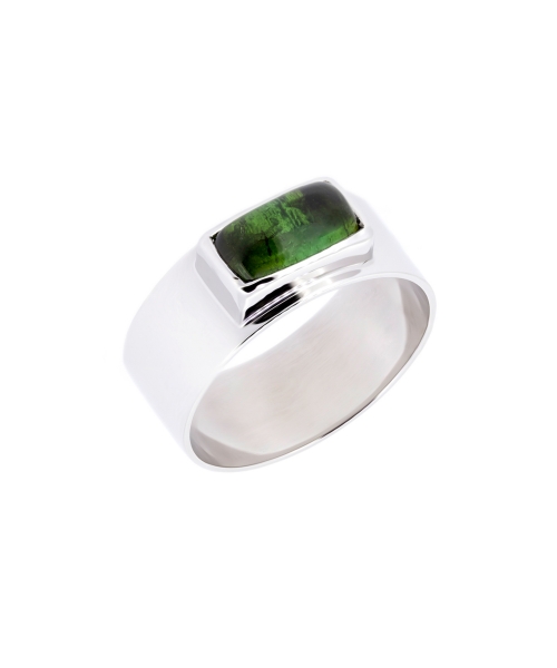 Green tourmaline ring - 2