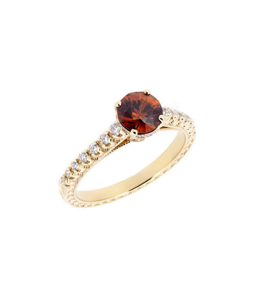 Zircon and diamond ring - 2