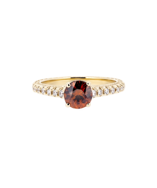 Zircon and diamond ring - 1