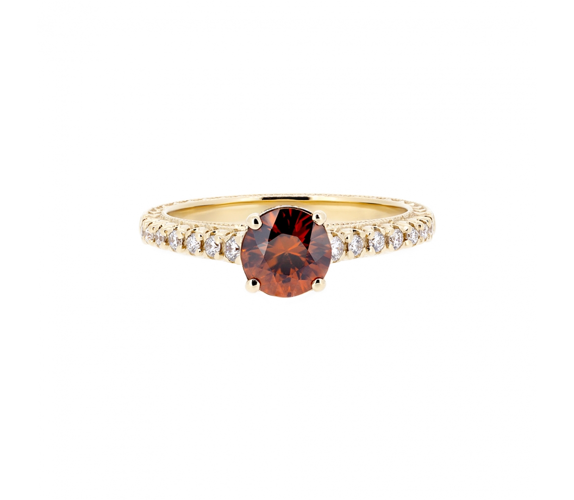 Zircon and diamond ring - 1