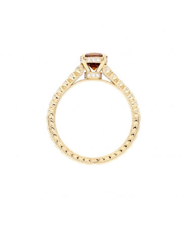 Zircon and diamond ring - 3