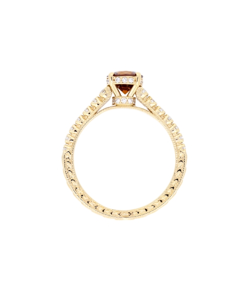 Zircon and diamond ring - 3