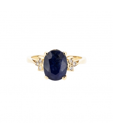 Sapphire and diamond ring - 1