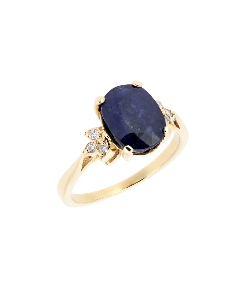 Sapphire and diamond ring - 2