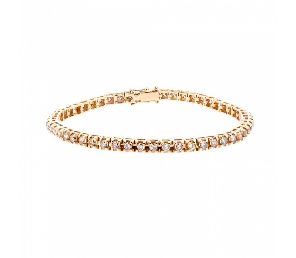 Fancy brown diamond bracelet - 1