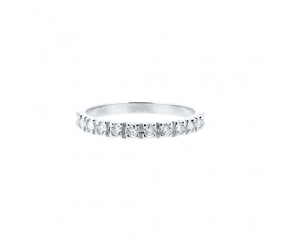 Złota obrączka eternity band z brylantami CMP024 - 1