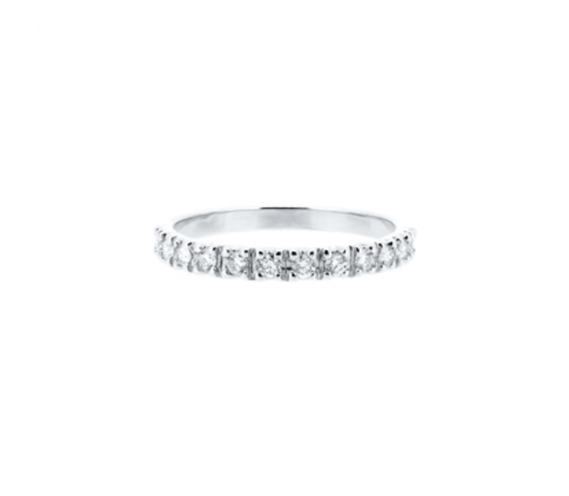 Złota obrączka eternity band z brylantami CMP024 - 1