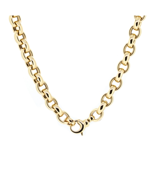 Złoty naszyjnik łańcuch rolo Gold Chain 45 cm - 2
