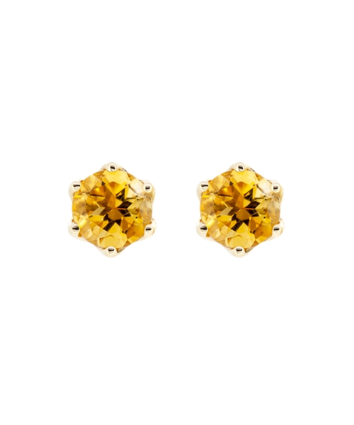 Citrine studs - 1