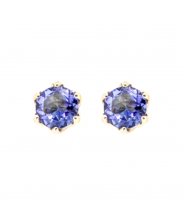 Tanzanite studs - 1