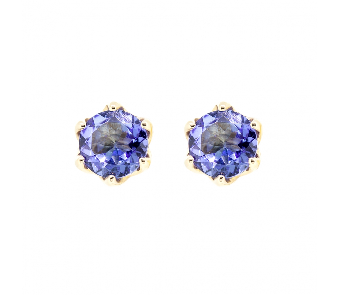 Tanzanite studs - 1