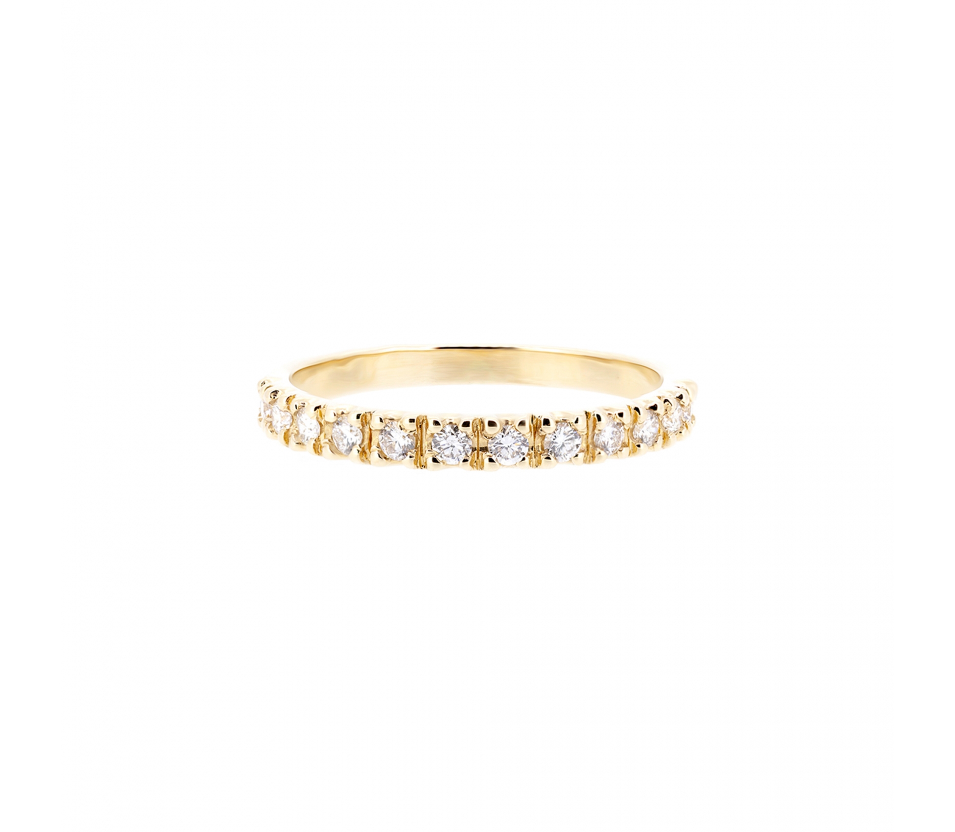 Obrączka Eternity Band z brylantami do połowy CMP024 - 1 Obrączka Eternity Band z brylantami do połowy CMP024 - 1