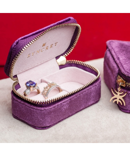 Velvet jewellery small box - 5