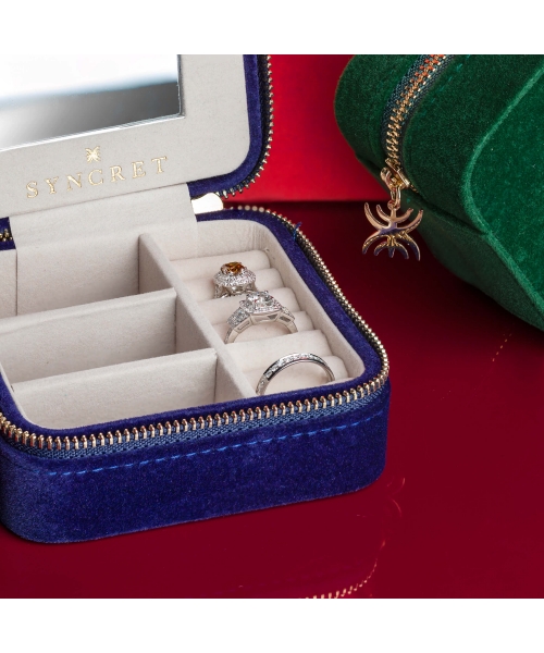 Velvet jewellery box - 2