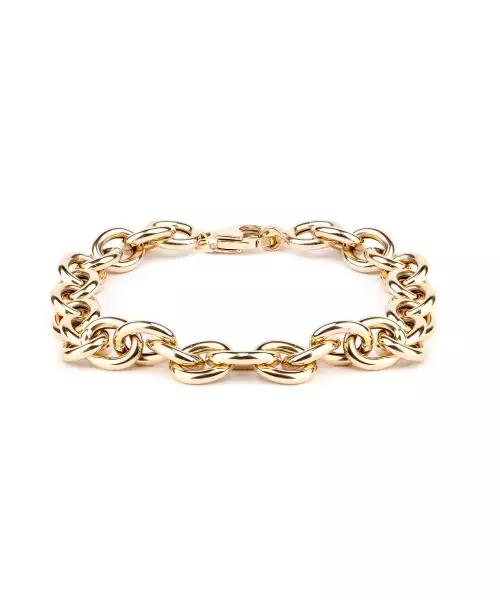 Gold bracelet Rollo chain - 1