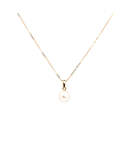 Gold pendant with pearl - 1