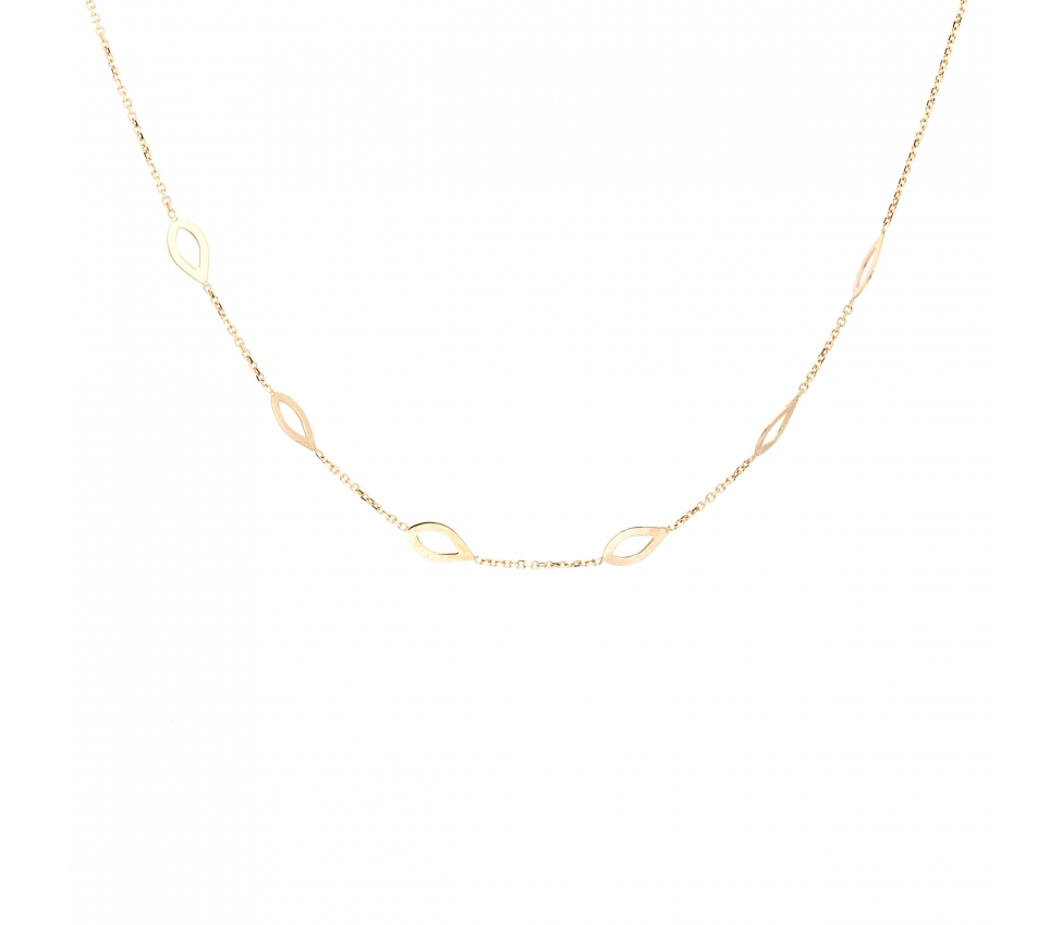 Gold subtle necklace - 1