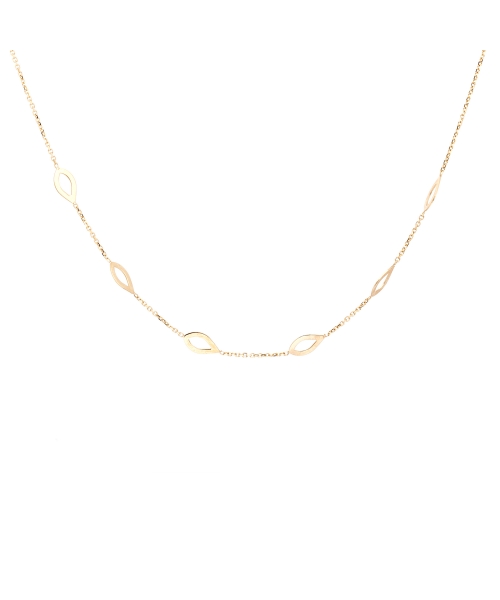 Gold subtle necklace - 1