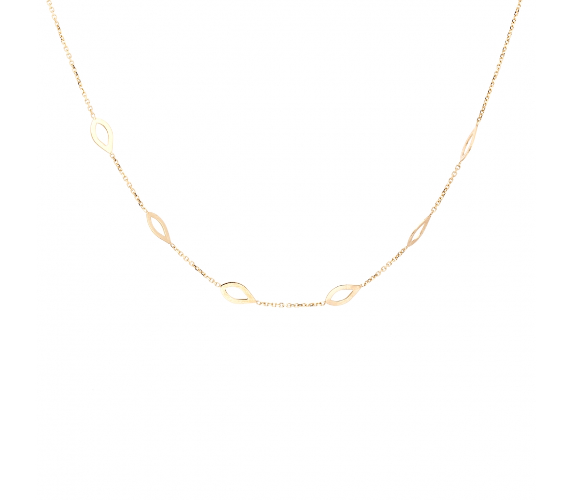 Gold subtle necklace - 1