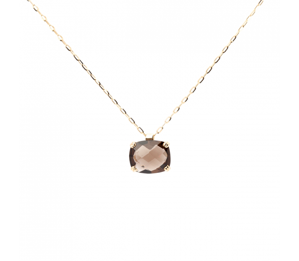 Gold Dolce Vita necklace with black onyx - 1