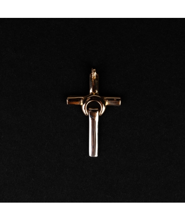 Gold cross pendant - 1