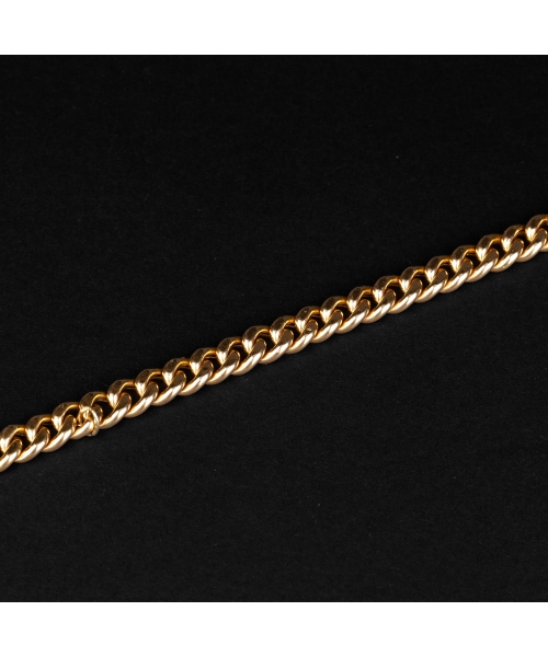 Gold vintage curb bracelet, Arezzo - 1