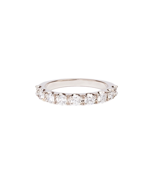 Gold Eternity Band with 3 mm diamonds - 1