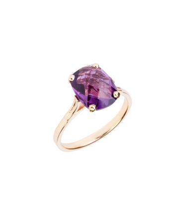 Gold Dolce Vita Mini ring with dark amethyst - 2