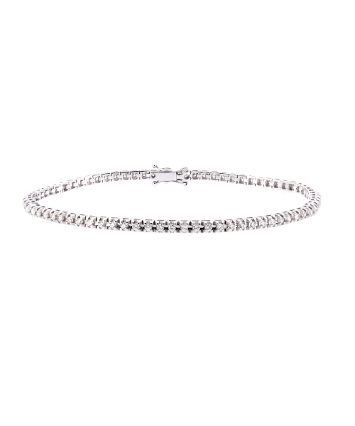 Diamond tennis bracelet - 1