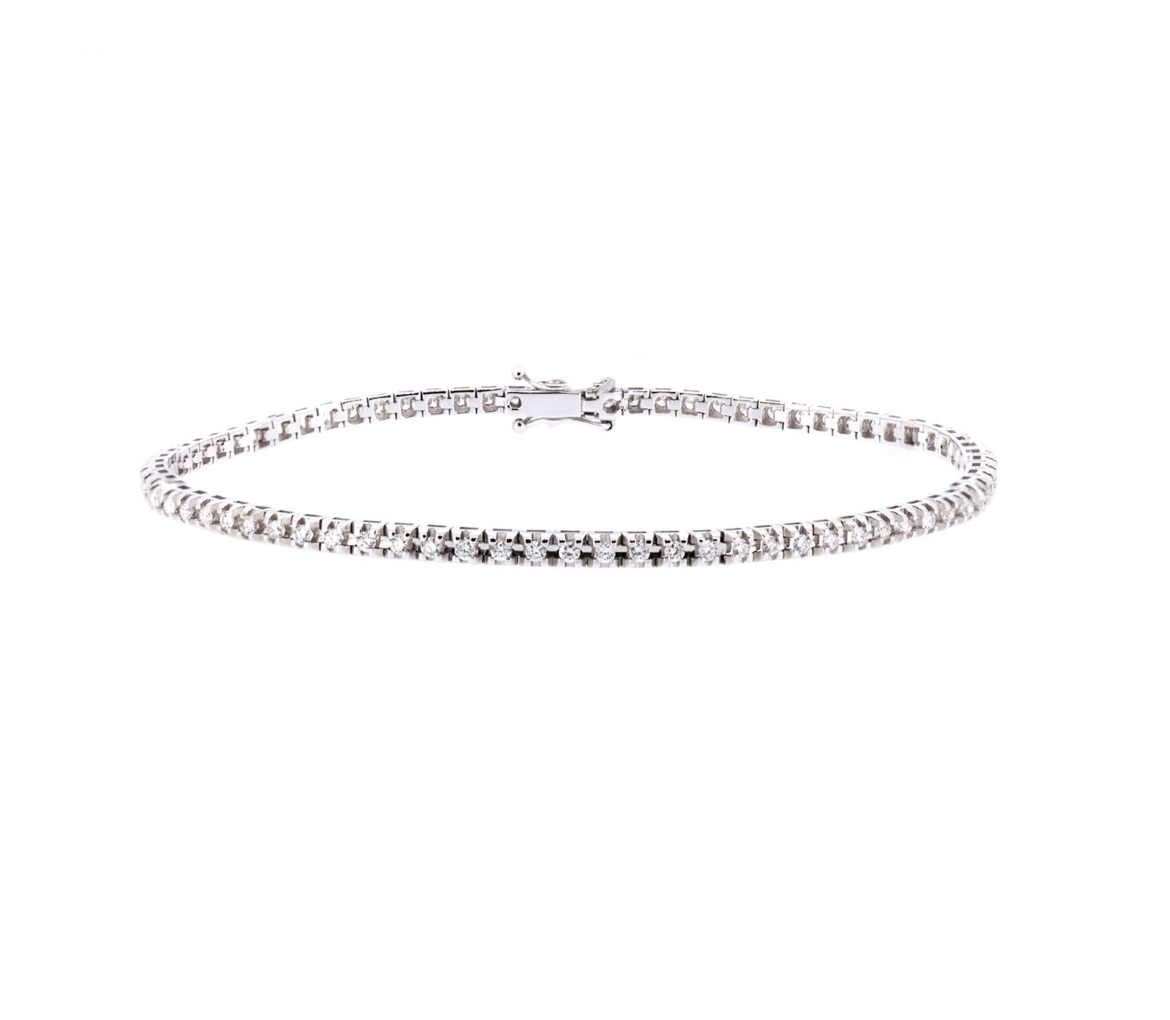 Diamond tennis bracelet - 1