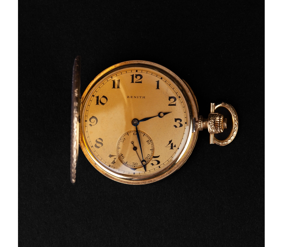 Zenith gold pocket watch 1925-1935 - 1