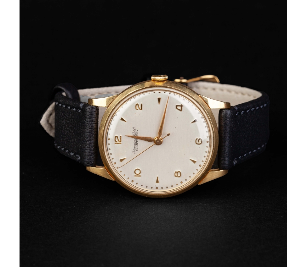 Gold vintage IWC Schaffhausen watch, Switzerland - 1