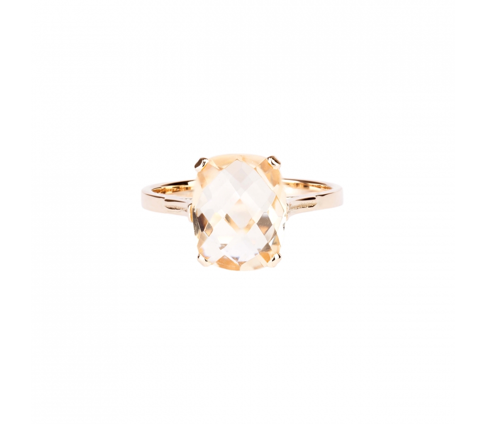 Gold Dolce Vita Mini ring with citrine - 1