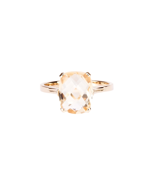 Gold Dolce Vita Mini ring with citrine - 1