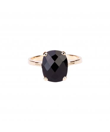 Gold Dolce Vita Mini ring with black onyx - 1