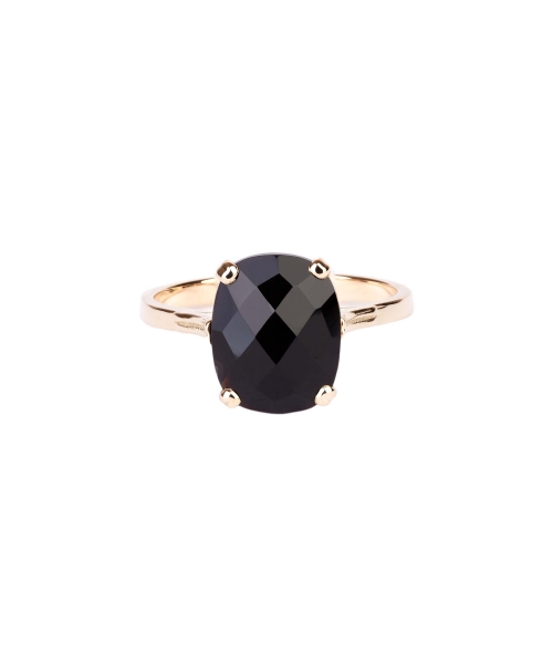 Gold Dolce Vita Mini ring with black onyx - 1