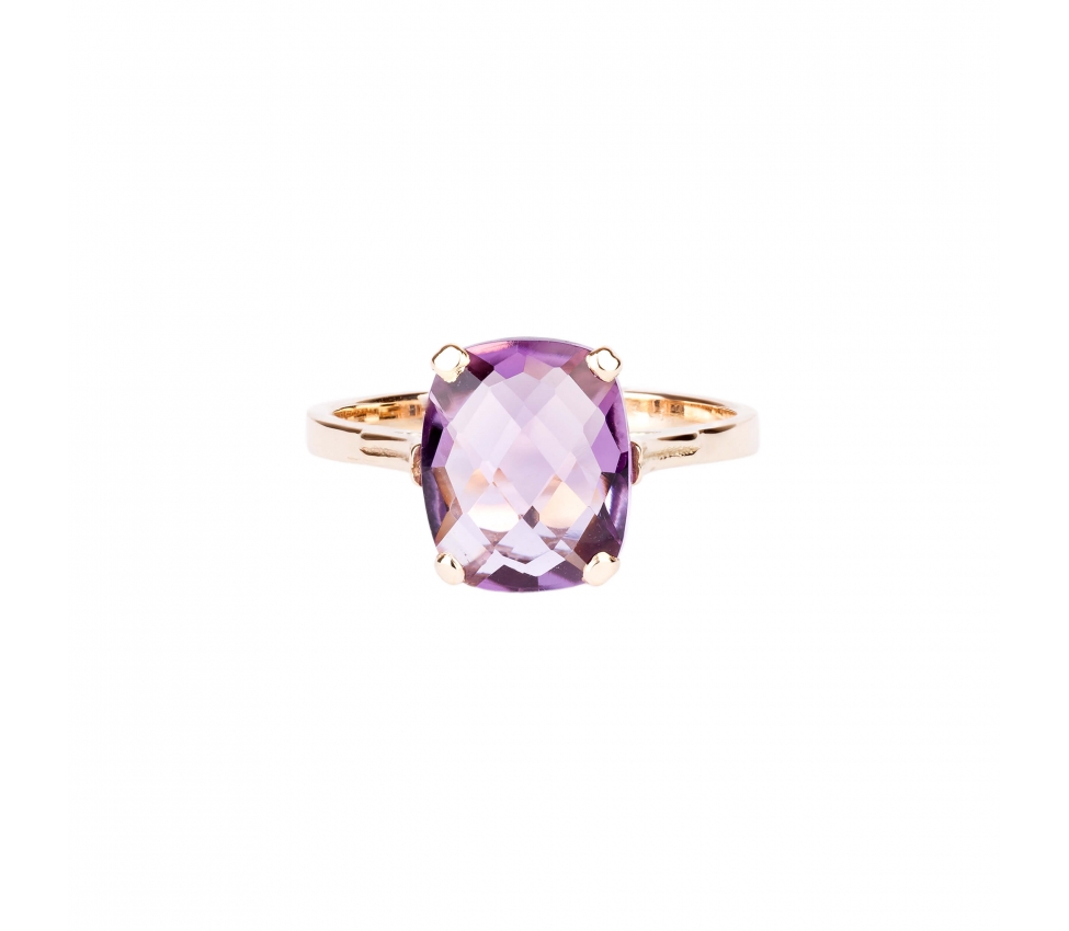 Gold Dolce Vita Mini ring with light amethyst - 1